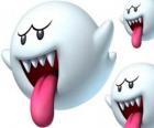 Бу из игры Super Mario Bros. Боос являются спектральными существа с острыми зубами и длинные языки